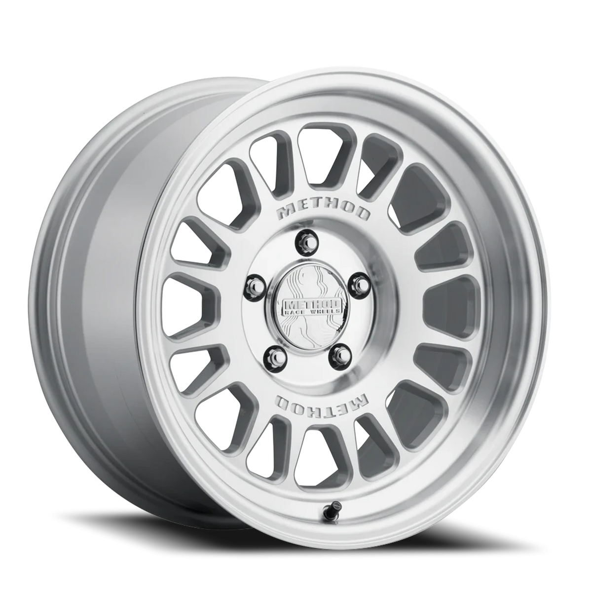 Method Race Wheels MR318 Machined Silver W/ Clear Coat 17x8.5 0 5x127mm 71.5mm