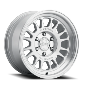 Method Race Wheels MR318 Machined Silver W/ Clear Coat 17x8.5 +25 6x139.7mm 106.25mm