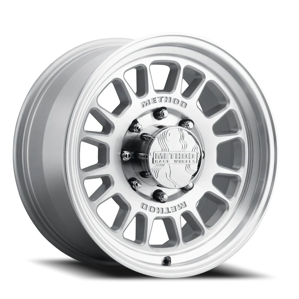 Method Race Wheels MR318 Machined Silver W/ Clear Coat 18x9 +18 8x170mm 130.81mm