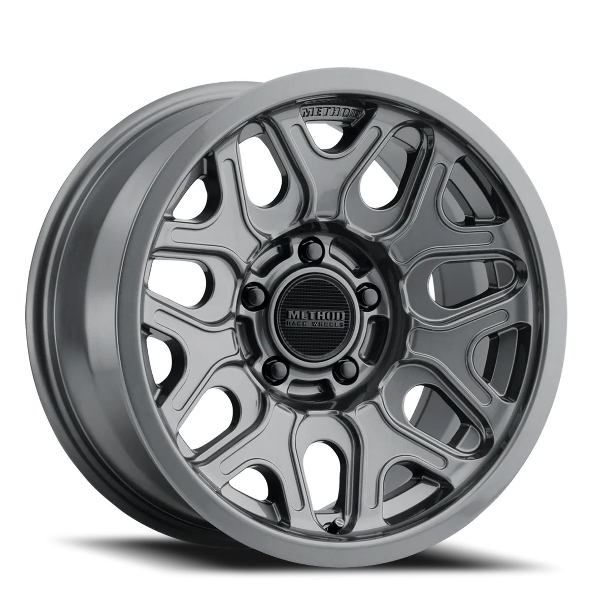 Method Race Wheels MR322 Gloss Titanium 18x9 +18 5x150mm 110.5mm - Wheelwiz