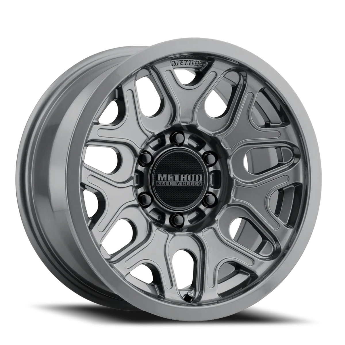 Method Race Wheels MR322 Gloss Titanium 18x9 +18 6x139.7mm 106.25mm
