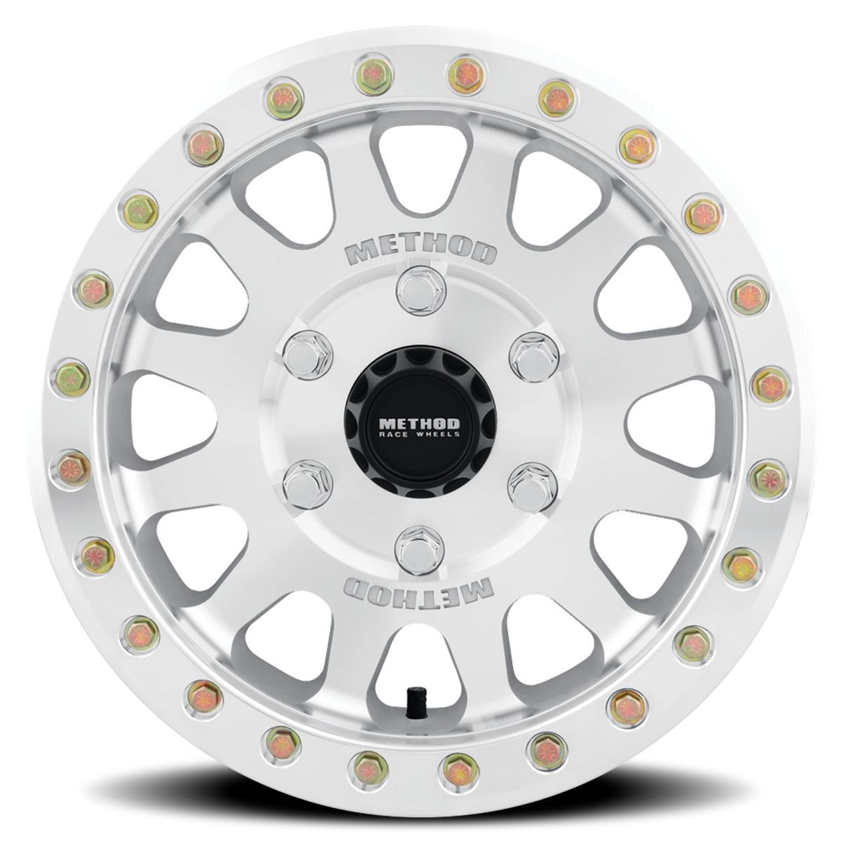 Method Race Wheels MR401 Beadlock UTV Machined Raw Machined 15x7 +38 6x139.7mm 81.8mm - Wheelwiz