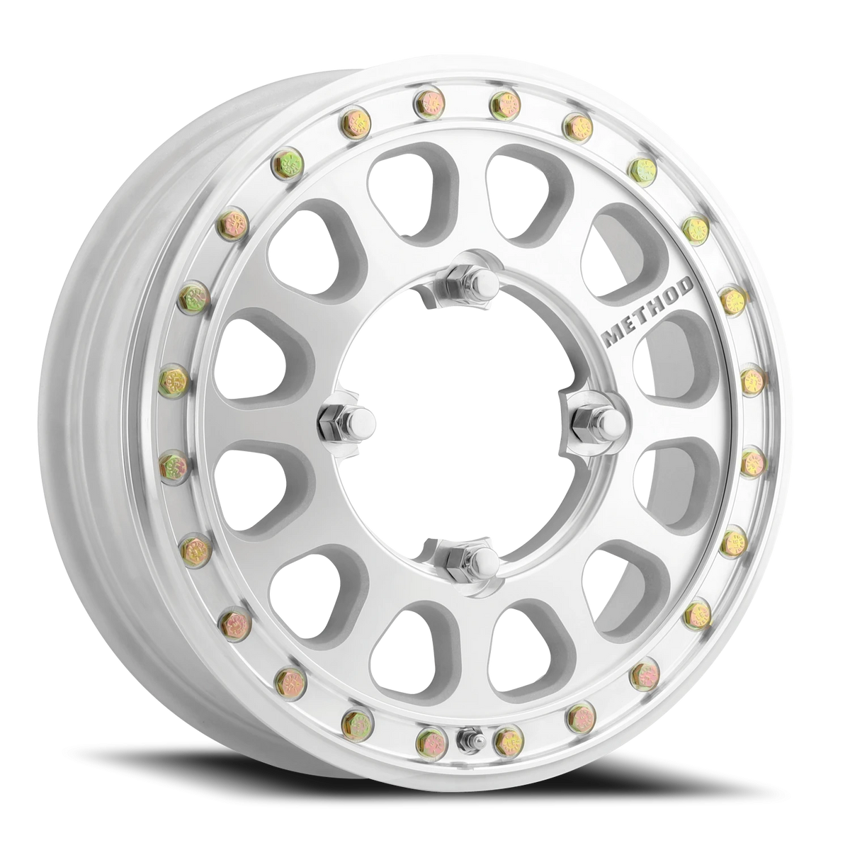 Method Race Wheels MR401-R Beadlock UTV Machined Raw Machined 15x5 0 4x156mm 127mm