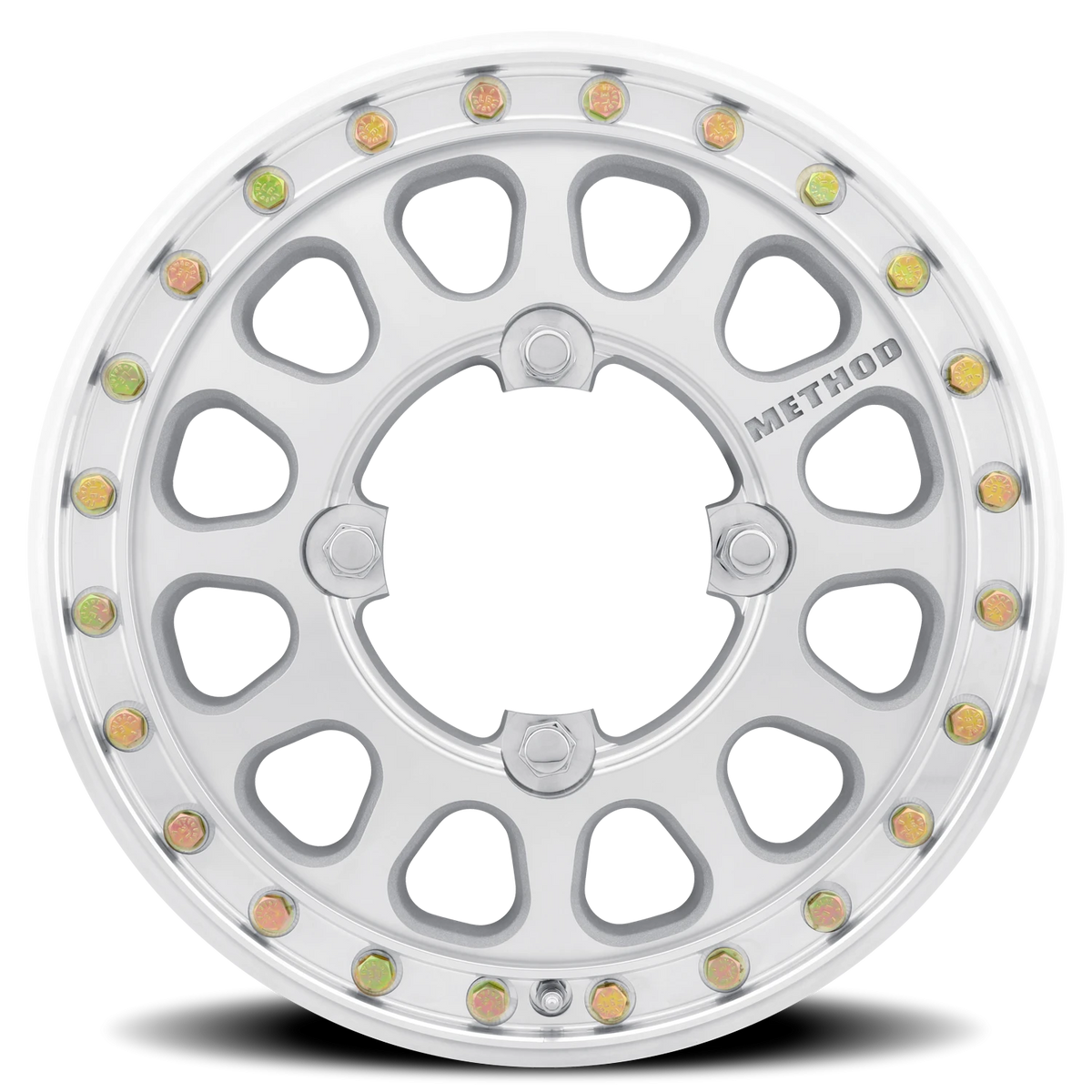 Method Race Wheels MR401-R Beadlock UTV Machined Raw Machined 15x5 +46 4x156mm 127mm