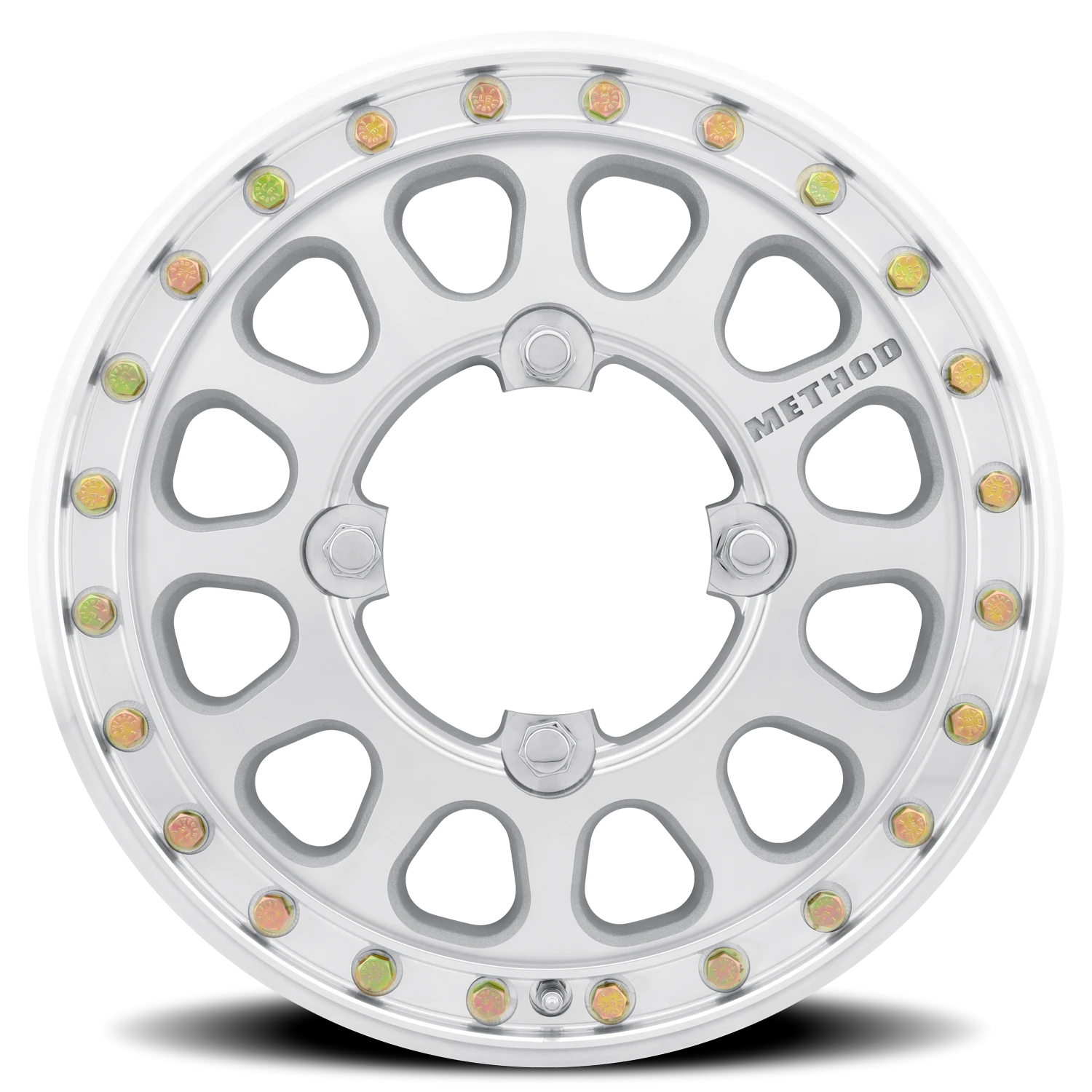 Method Race Wheels MR401-R Beadlock UTV Machined Raw Machined 15x5 +46 4x156mm 127mm