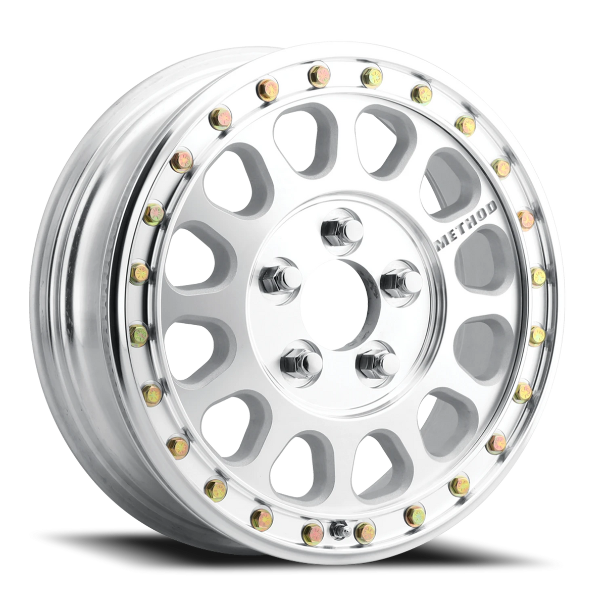 Method Race Wheels MR401-R Beadlock UTV Machined Raw Machined 15x5 +40 5x114.3mm 72mm