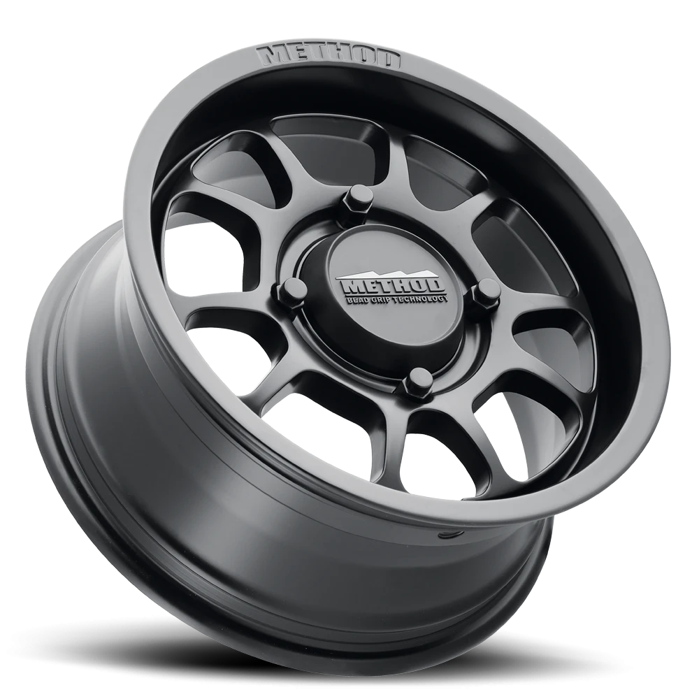 Method Race Wheels MR409 Bead Grip UTV Matte Black 15x7 +13 4x156mm 132mm