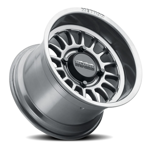 Method Race Wheels MR411 Bead Grip UTV Gloss Titanium 15x7 +38 4x136mm 106.25mm