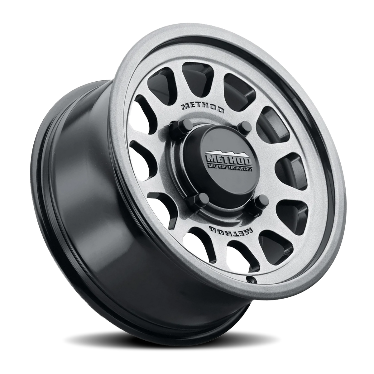 Method Race Wheels MR414 Bead Grip UTV Graphite 14x7 +38 4x156mm 132mm