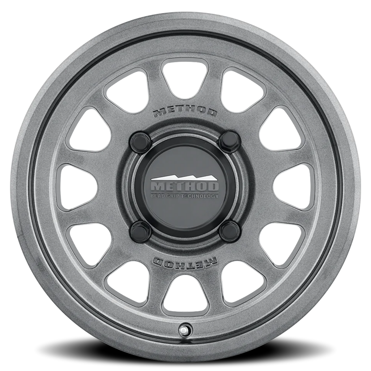 Method Race Wheels MR414 Bead Grip UTV Graphite 15x7 +38 4x156mm 132mm