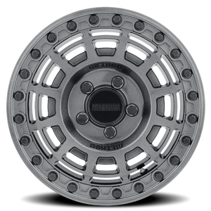 Method Race Wheels MR415 Beadlock UTV Graphite W/ Gloss Graphite Ring 15x7 +38 5x114.3mm 76mm