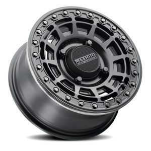 Method Race Wheels MR415 Beadlock UTV Matte Black W/ Gloss Black Ring 15x7 +38 4x136mm 106mm