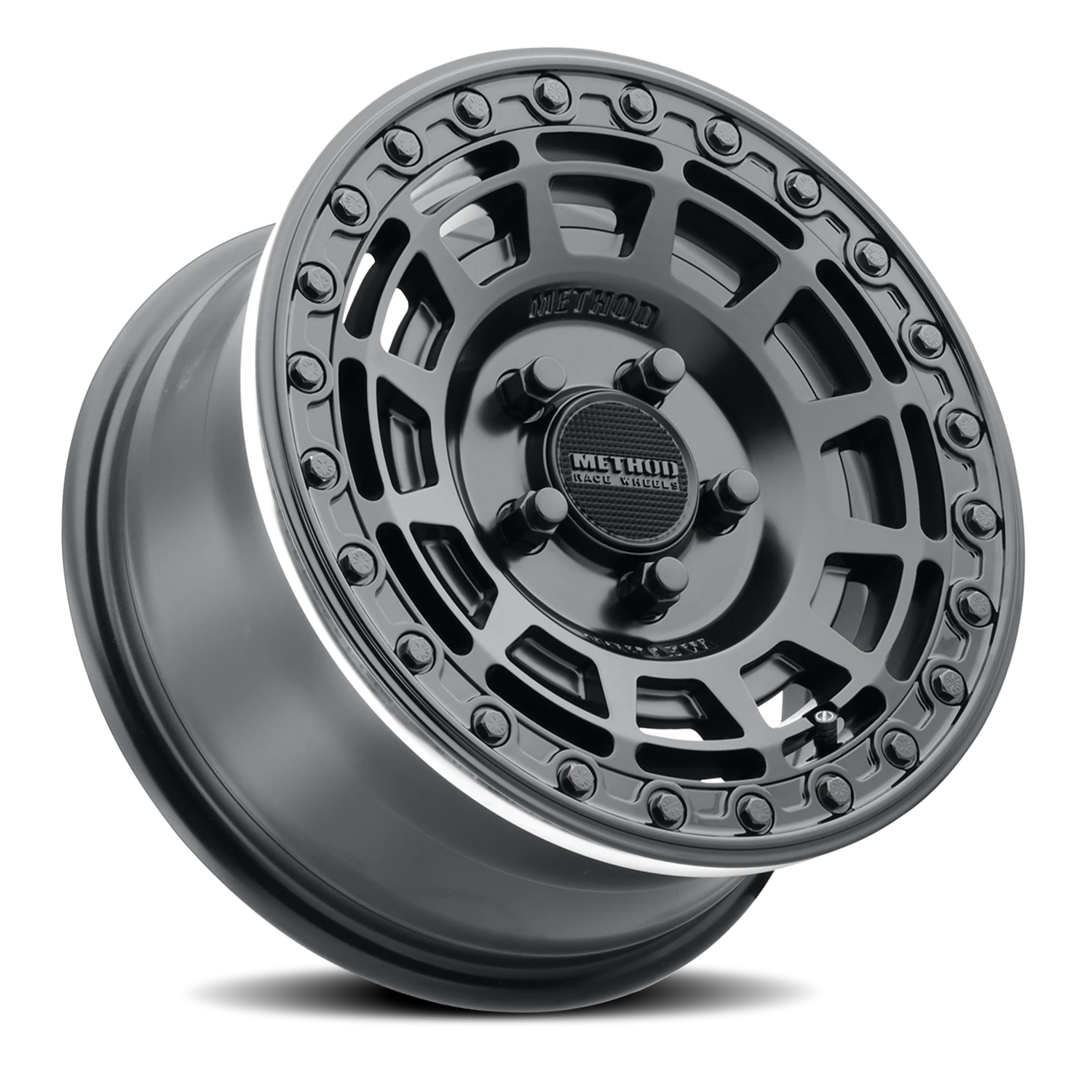 Method Race Wheels MR415 Beadlock UTV Matte Black W/ Gloss Black Ring 15x7 +38 5x114.3mm 76mm