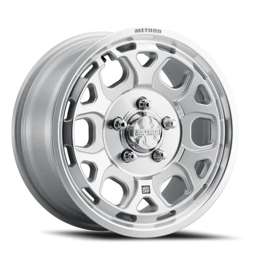 Method Race Wheels MR416 Bead Grip Machined Silver W/ Clear Coat 15x7 +75 6x139.7mm 78.3mm - Wheelwiz