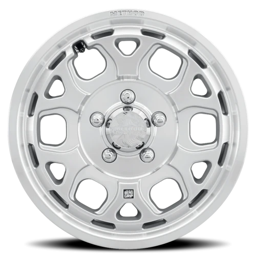 Method Race Wheels MR416 Bead Grip Machined Silver W/ Clear Coat 15x7 +75 6x139.7mm 78.3mm - Wheelwiz