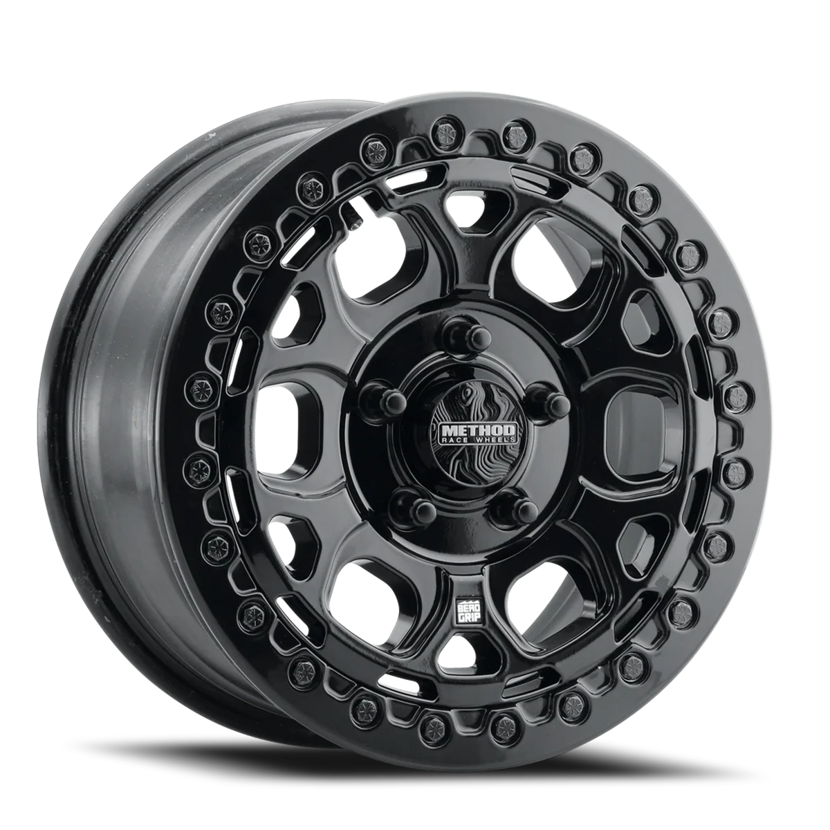 Method Race Wheels MR416 Beadlock Gloss Black 15x7 +55 5x114.3mm 68mm - Wheelwiz
