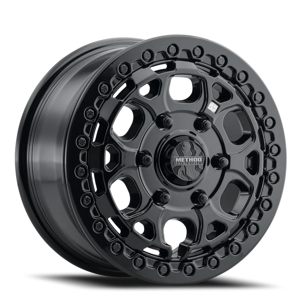 Method Race Wheels MR416 Beadlock Gloss Black 15x7 +75 6x139.7mm 78.3mm - Wheelwiz