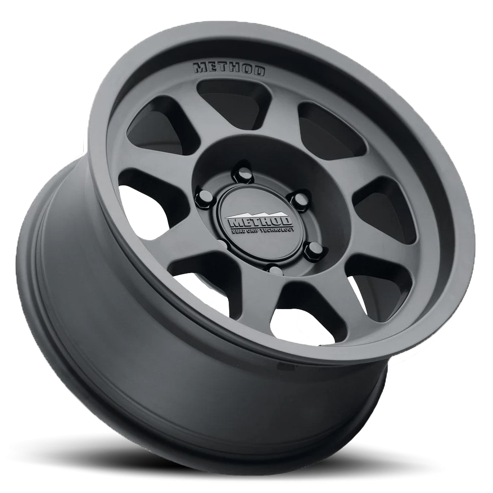 Method Race Wheels Bead Grip MR701 Matte Black 17x9 -12 6x139.7mm 106.25mm