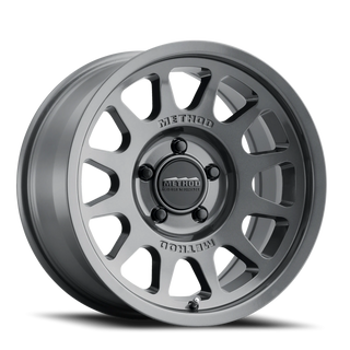 Method Race Wheels Bead Grip MR703 Gloss Titanium 17x8.5 +35 5x150mm 110.5mm