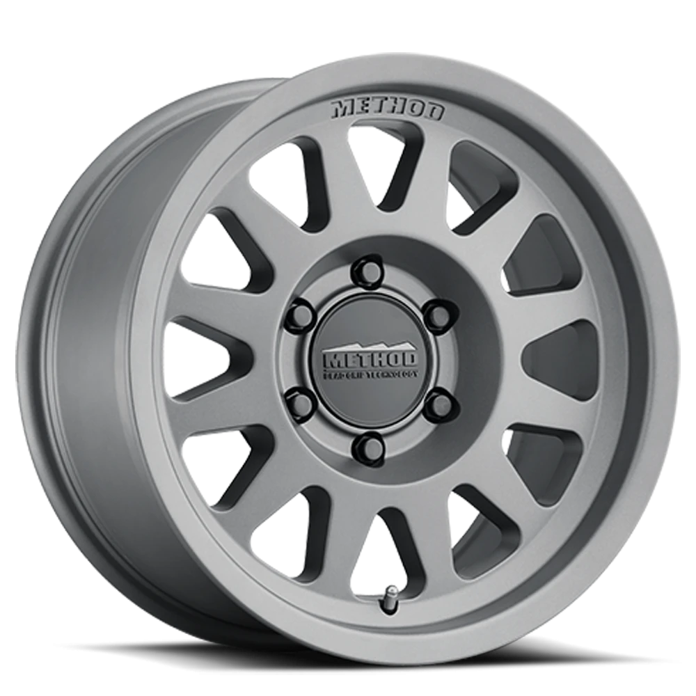 Method Race Wheels Bead Grip MR703 Gloss Titanium 17x9 -12 6x139.7mm 106.25mm