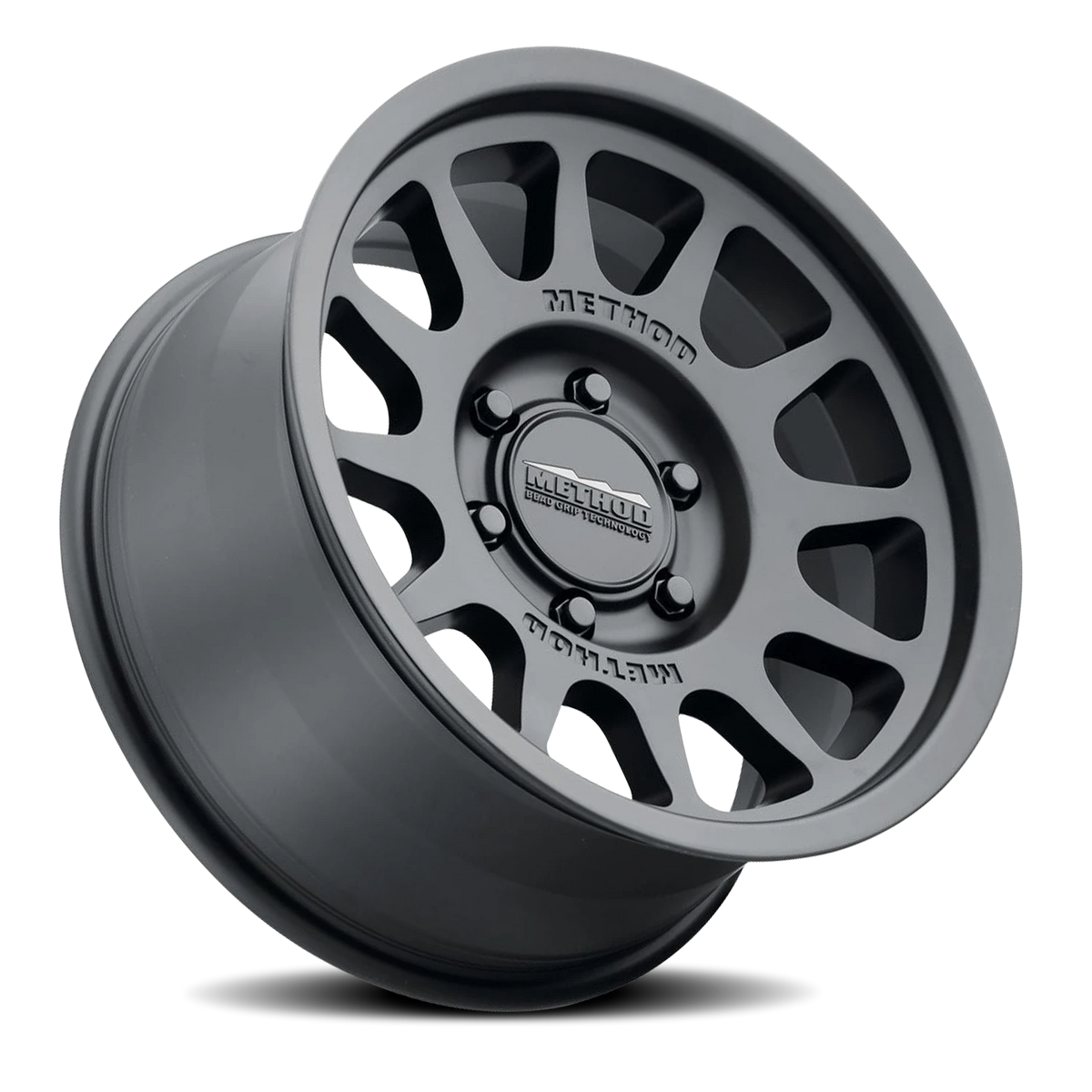 Method Race Wheels Bead Grip MR703 Matte Black 17x7.5 +50 6x130mm 84.1mm