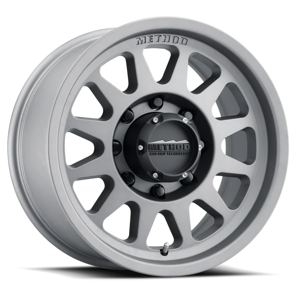 Method Race Wheels Bead Grip MR704 Titanium 17x9 +18 8x170mm 130.81mm