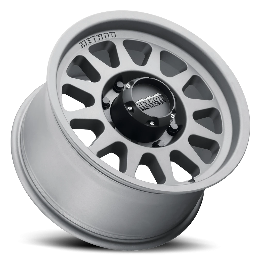 Method Race Wheels Bead Grip MR704 Titanium 17x9 +18 8x170mm 130.81mm