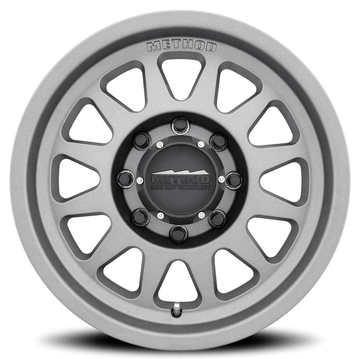 Method Race Wheels Bead Grip MR704 Titanium 17x9 +18 8x170mm 130.81mm