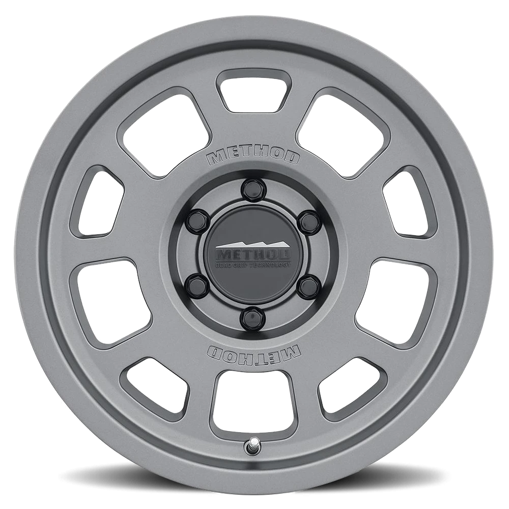 Method Race Wheels Bead Grip MR705 Titanium 17x8.5 0 6x139.7mm 106.25mm