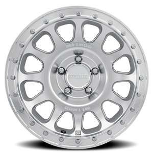 Method Race Wheels MR709 HD Bead Grip Machined Silver W/ Clear Coat 18x9 +12 5x150mm 110.5mm