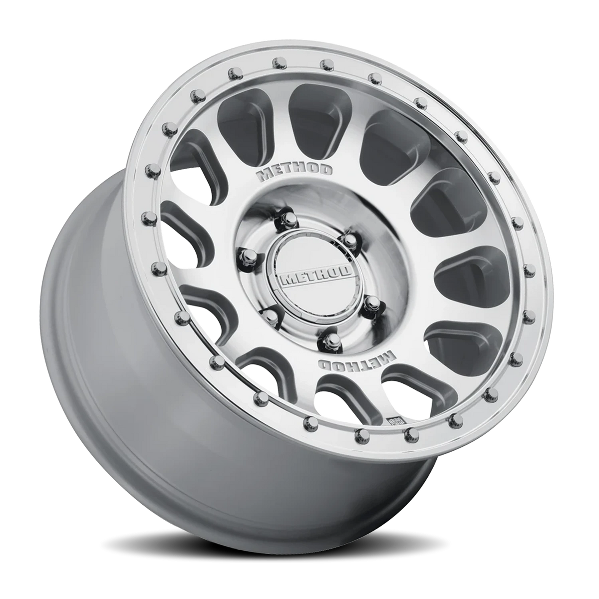 Method Race Wheels MR709 HD Bead Grip Machined Silver W/ Clear Coat 17x8.5 0 6x139.7mm 106.25mm