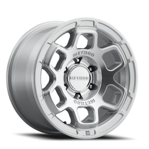 Method Race Wheels MR710 HD Bead Grip Machined Silver W/ Clear Coat 17x8.5 0 6x139.7mm 106.25mm