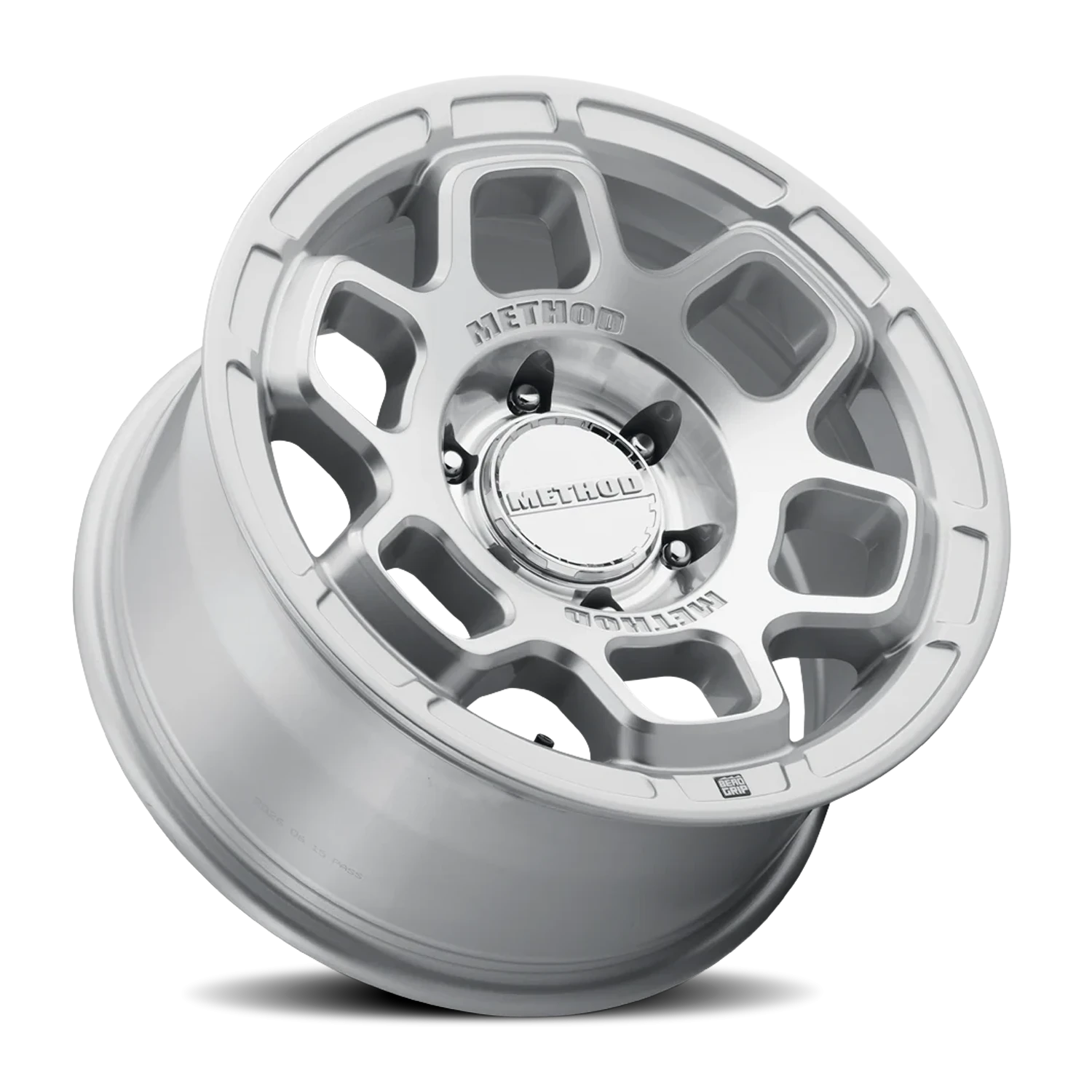 Method Race Wheels MR710 HD Bead Grip Machined Silver W/ Clear Coat 17x8.5 +25 6x139.7mm 106.25mm