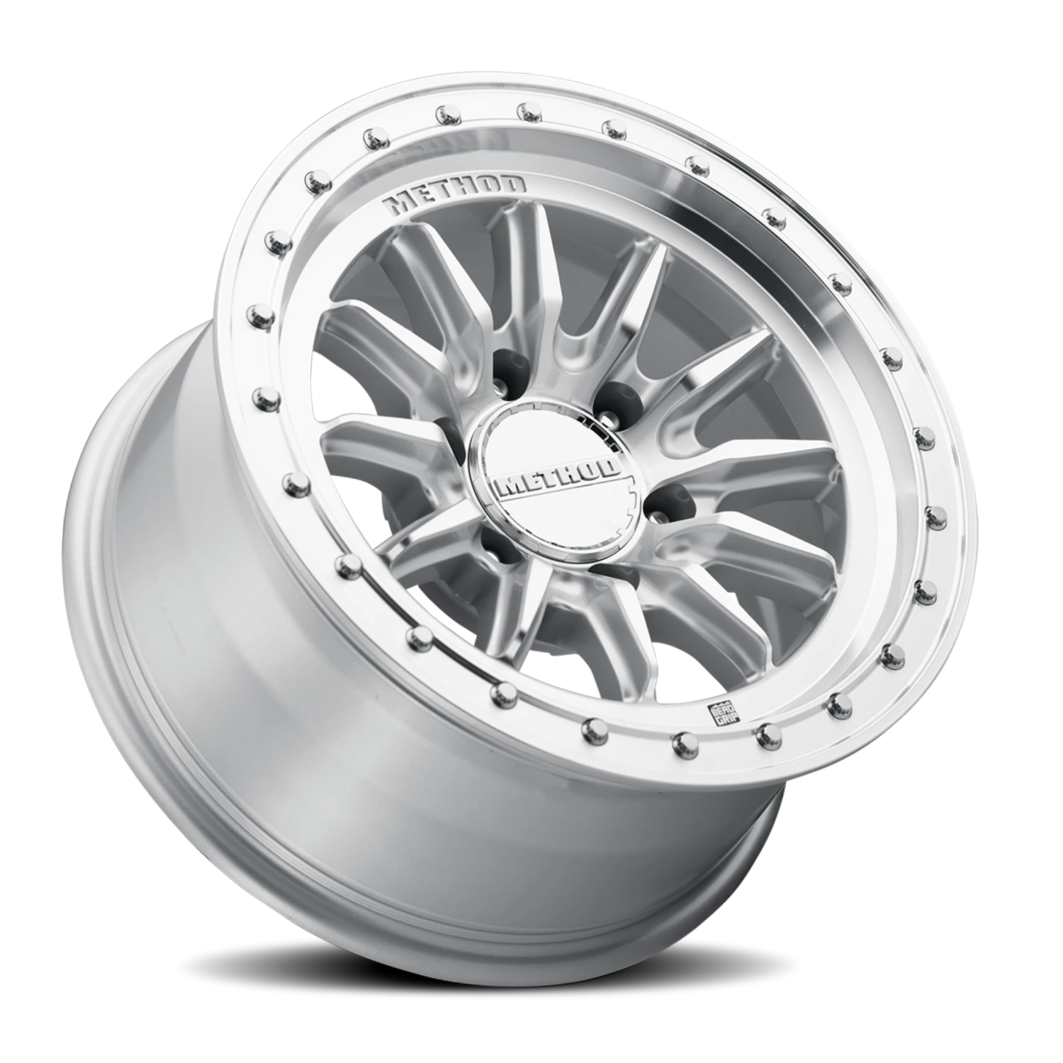Method Race Wheels MR711 HD Bead Grip Machined Silver W/ Clear Coat 17x8.5 0 6x139.7mm 106.25mm - Wheelwiz