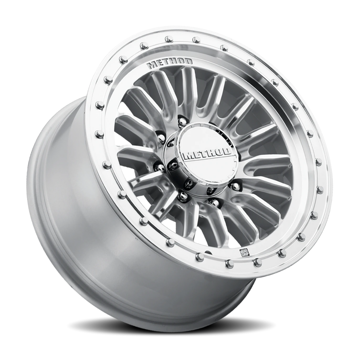 Method Race Wheels MR711 HD Bead Grip Machined Silver W/ Clear Coat 20x9 +12 8x170mm 125mm - Wheelwiz