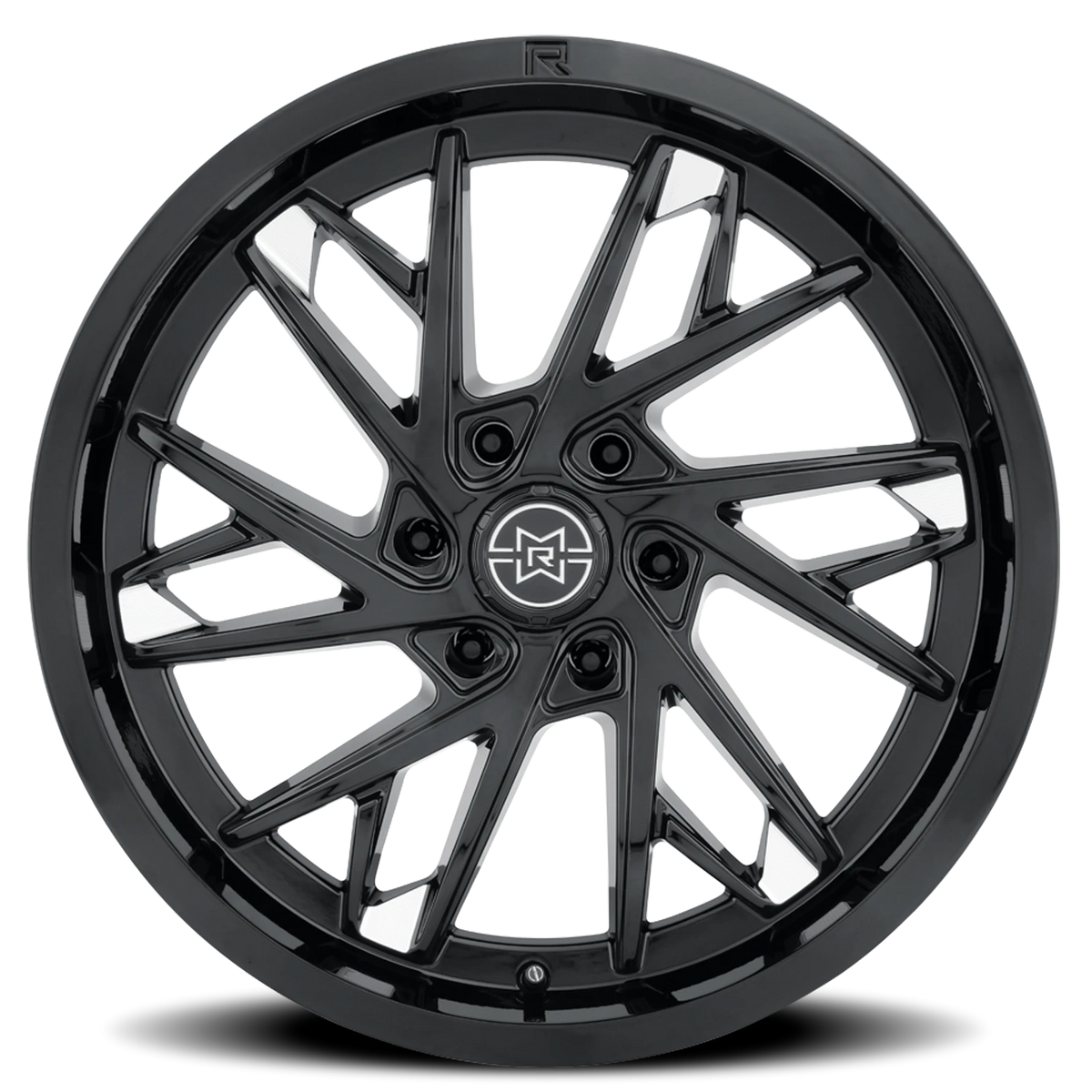 Method Race Wheels MR801 Gloss Black W/ Milled 22x9 +20 6x135mm 87mm