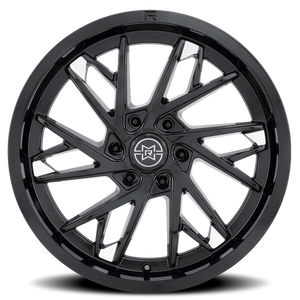 Method Race Wheels MR801 Gloss Black W/ Milled 22x10 -18 6x135mm 87mm - Wheelwiz