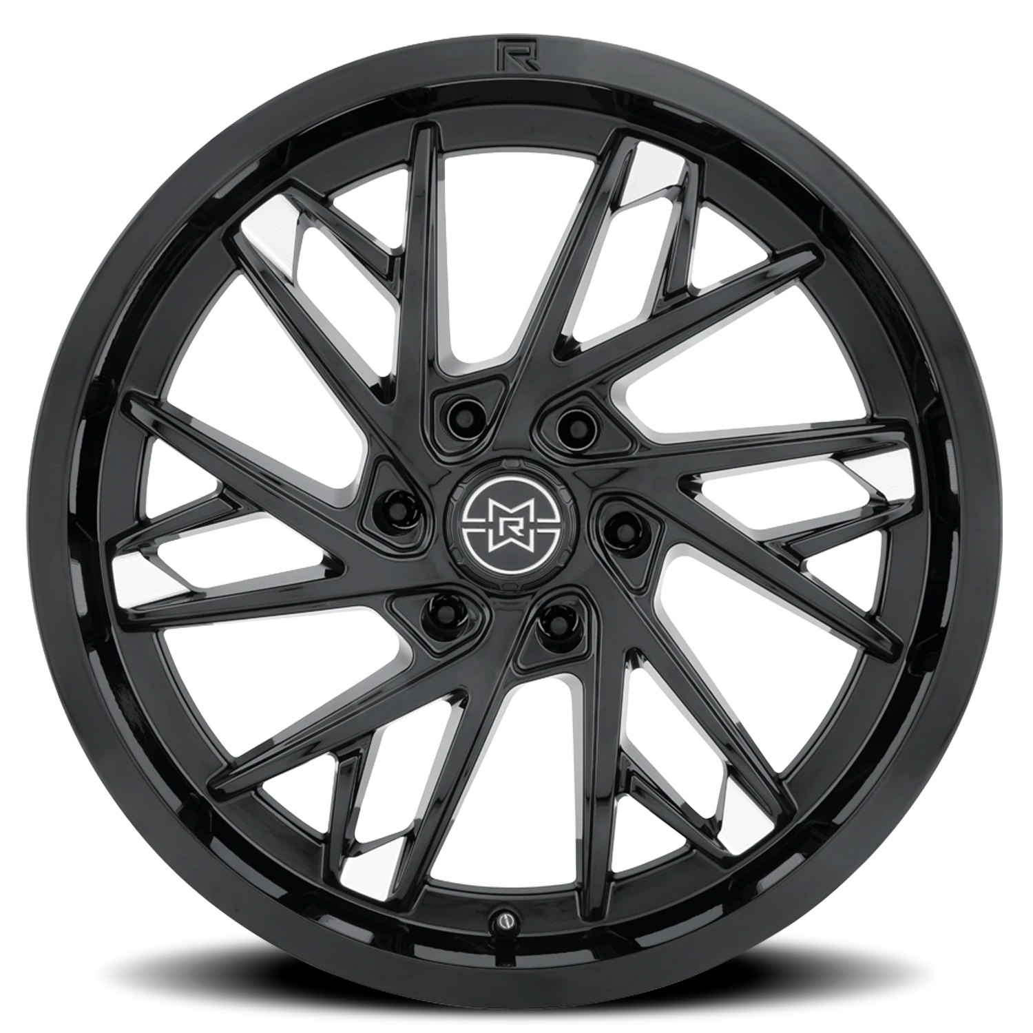 Method Race Wheels MR801 Gloss Black W/ Milled 22x10 +10 6x139.7mm 106.25mm