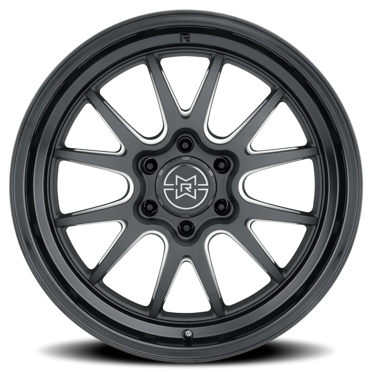 Method Race Wheels MR802 Double Black W/ Milled 22x9 +20 6x139.7mm 106.25mm