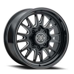 Method Race Wheels MR802 Double Black W/ Milled 20x12 -40 8x165.1mm 121.3mm