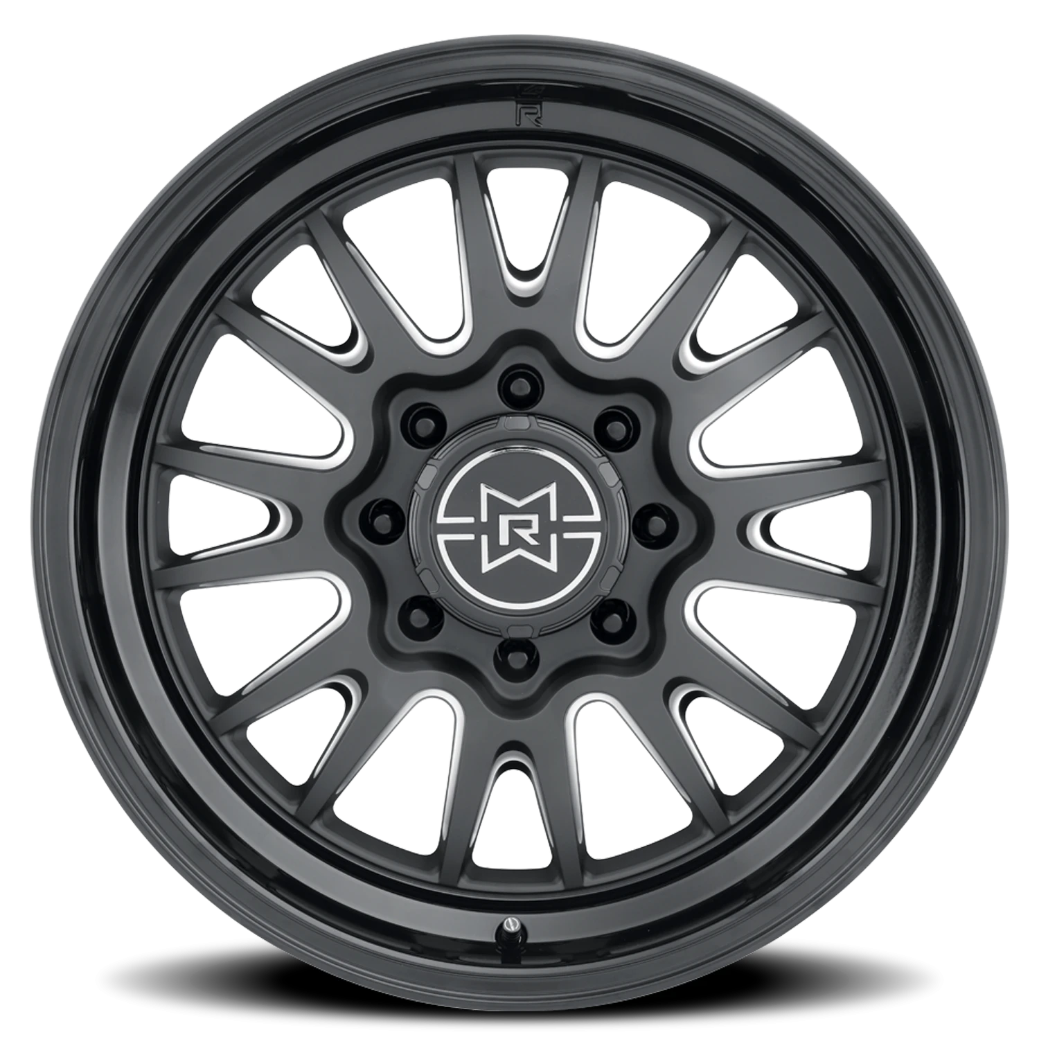 Method Race Wheels MR802 Double Black W/ Milled 22x12 -40 8x165.1mm 121.3mm