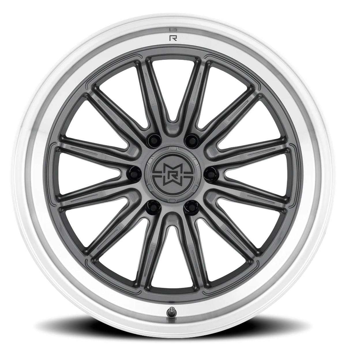 Method Race Wheels MR803 Gloss Titanium W/ Machined Lip 22x9 +20 6x135mm 87mm