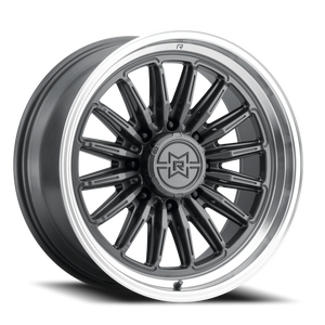 Method Race Wheels MR803 Gloss Titanium W/ Machined Lip 20x9 -12 8x180mm 124.1mm - Wheelwiz