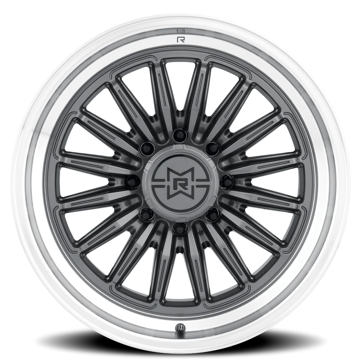 Method Race Wheels MR803 Gloss Titanium W/ Machined Lip 20x12 -40 8x165.1mm 121.3mm