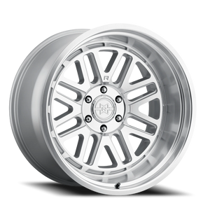 Method Race Wheels MR804 Machined Silver W/ Clear Coat 22x10 -18 6x139.7mm 106.25mm - Wheelwiz