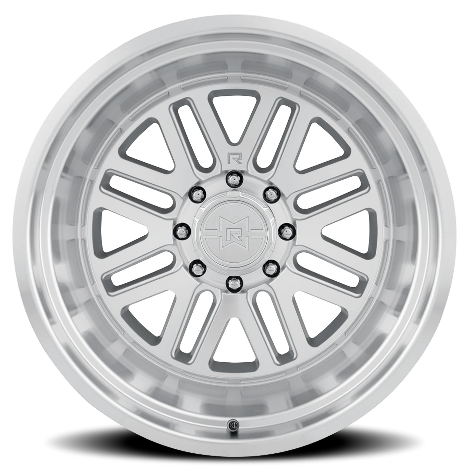 Method Race Wheels MR804 Machined Silver W/ Clear Coat 20x12 -40 8x180mm 124.1mm