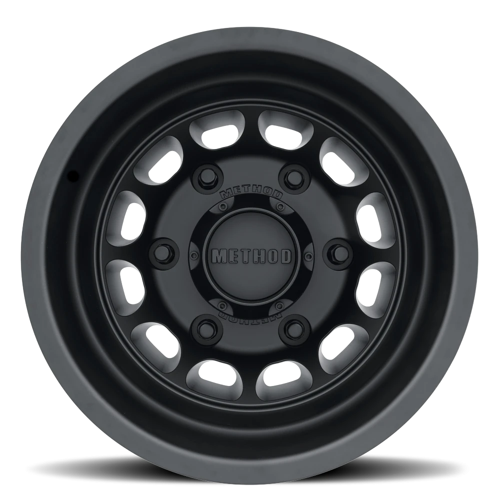 Method Race Wheels MR901 Dually Matte Black 16x5.5 -138 6x205mm 161.04mm