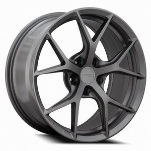 MRR FS6 Matte Gun Metal 19x8.5 +38 5x120mm 67.1mm - Wheelwiz