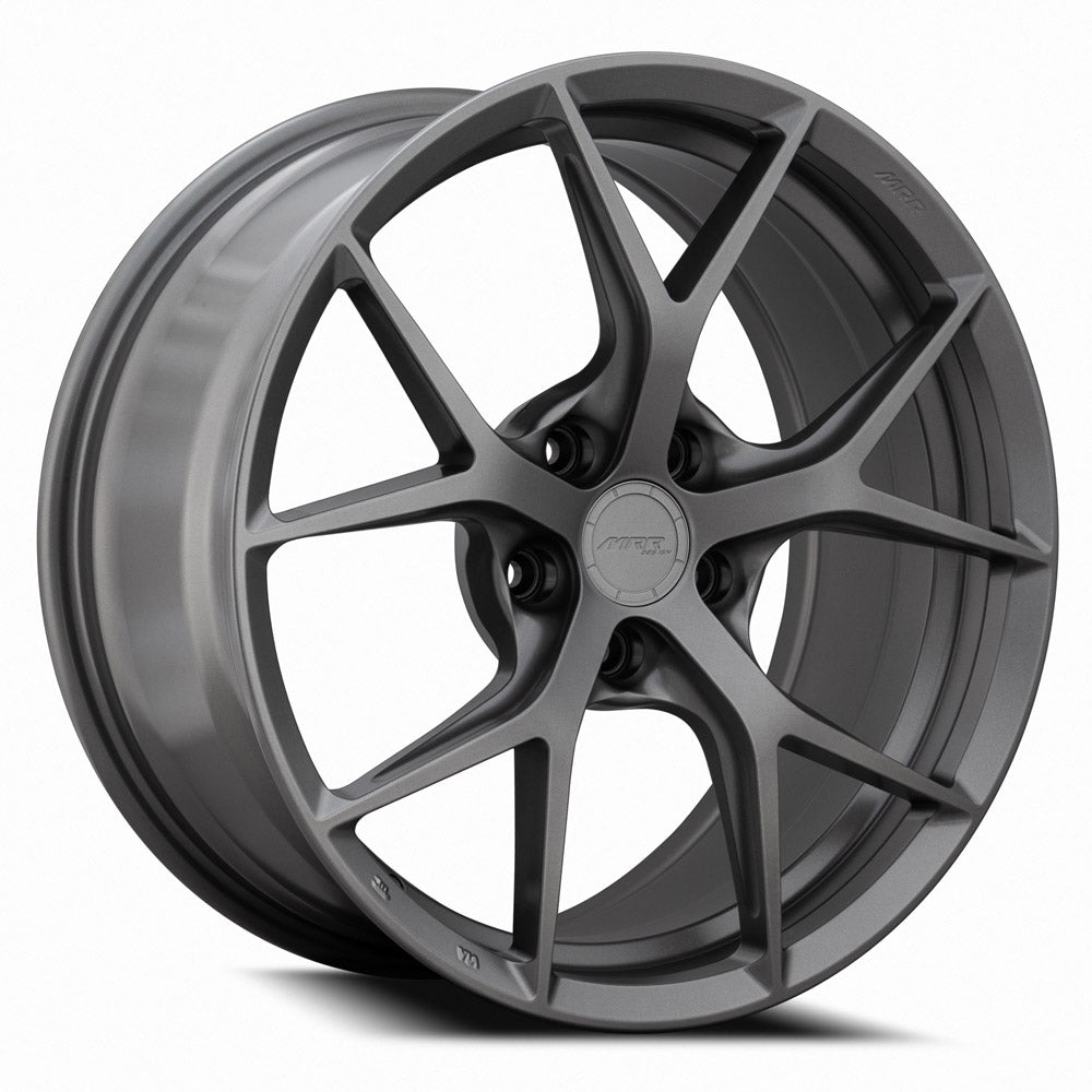 MRR FS6 Matte Gun Metal 21x10.5 +35 5x114.3mm 73.1mm - Wheelwiz