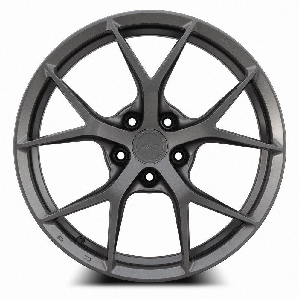 MRR FS6 Matte Gun Metal 19x8.5 +45 5x130mm 73.1mm - Wheelwiz